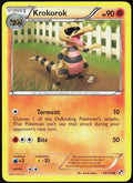 Krokorok 64/114 Black and White Pokemon TCG LP