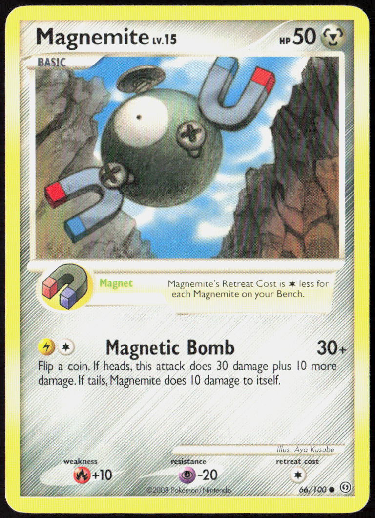 Magnemite (66) 66/100 Stormfront Pokemon TCG LP