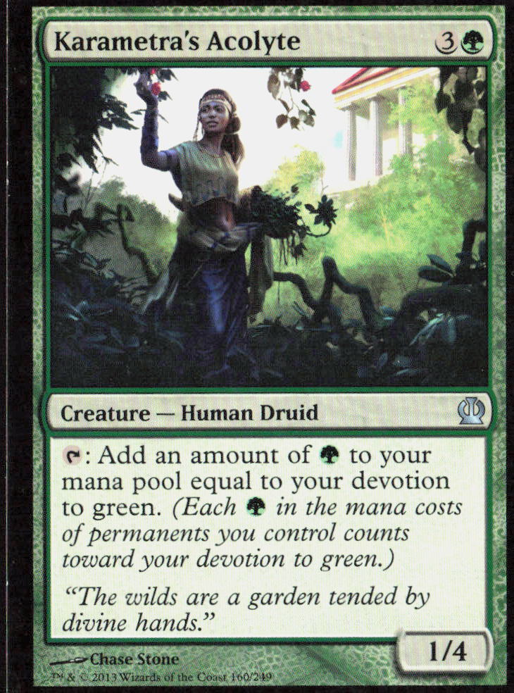 Karametra's Acolyte 160 Theros Magic: The Gathering LP