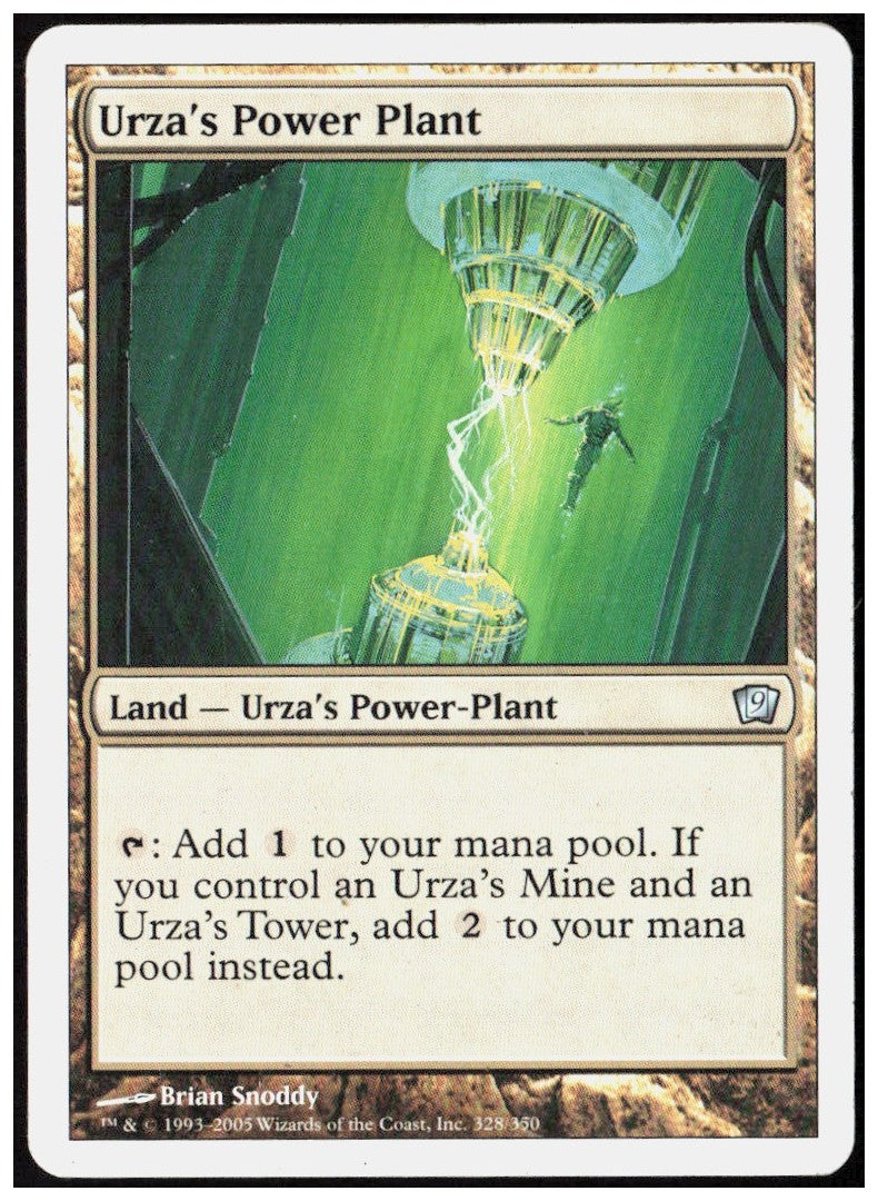Urza's Power Plant 328 9th Edition Magic: The Gathering LP