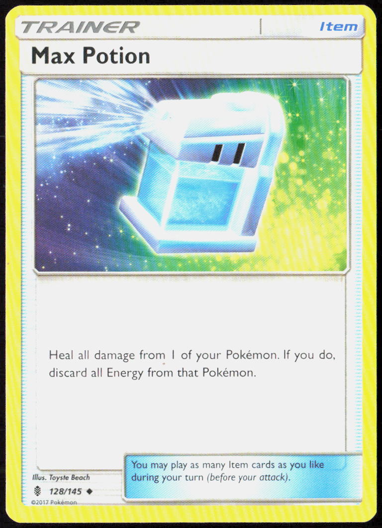 Max Potion 128/145 SM - Guardians Rising Pokemon TCG LP