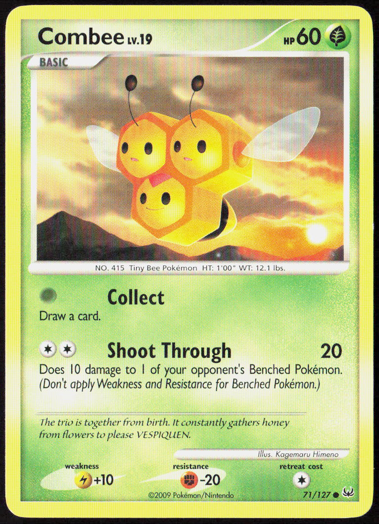 Combee 71/127 Platinum Pokemon TCG LP