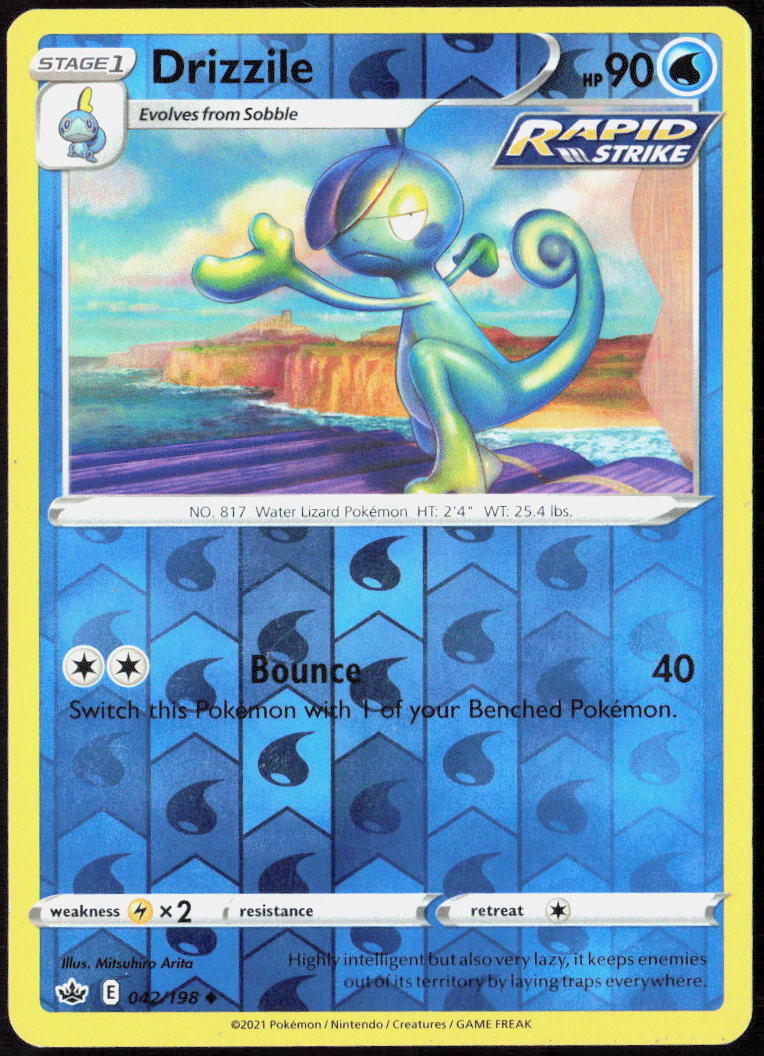 Drizzile Reverse Holo 042/198 SWSH06: Chilling Reign NM