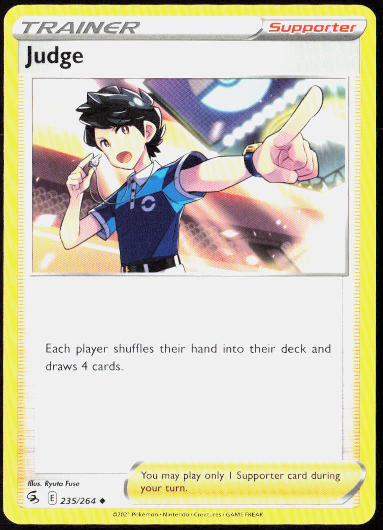 Judge 235/264 SWSH08: Fusion Strike Pokemon TCG LP