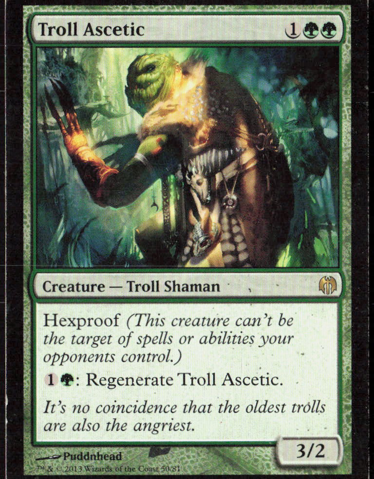 Troll Ascetic 176 Commander Magic: The Gathering LP