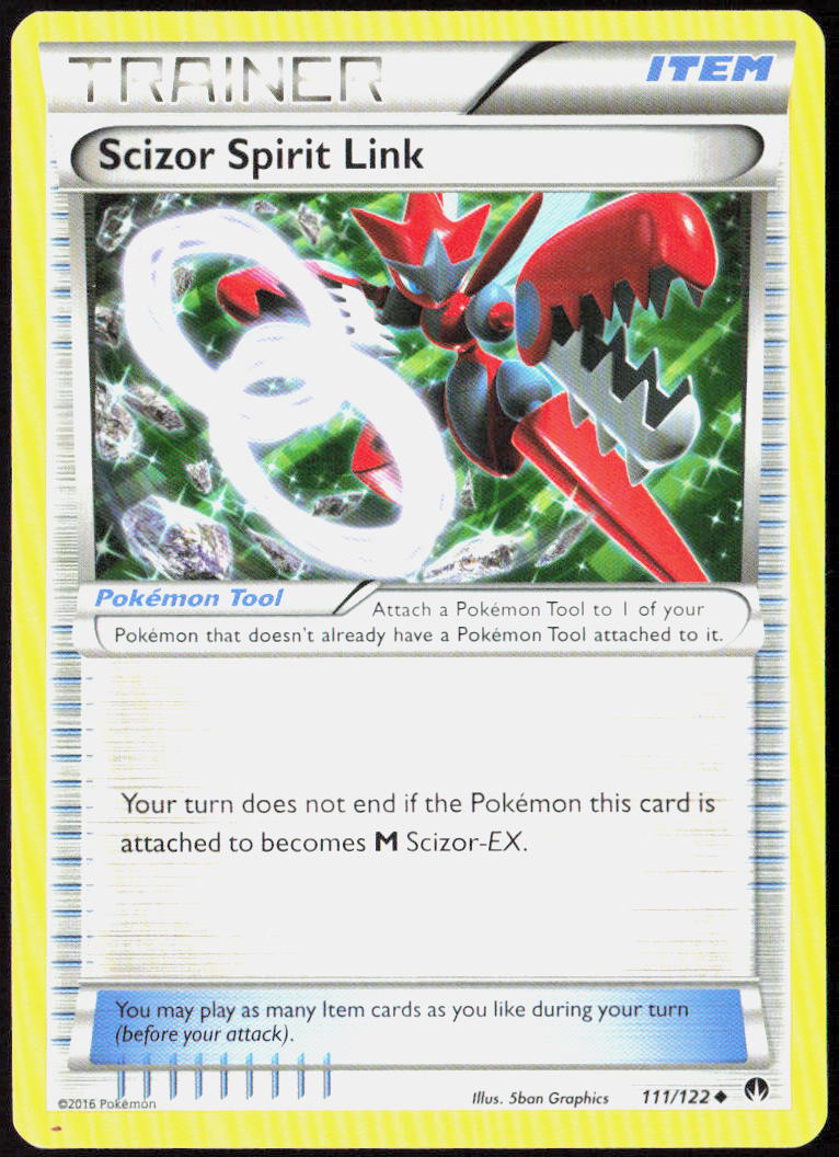 Scizor Spirit Link 111/122 XY - BREAKpoint Pokemon TCG LP