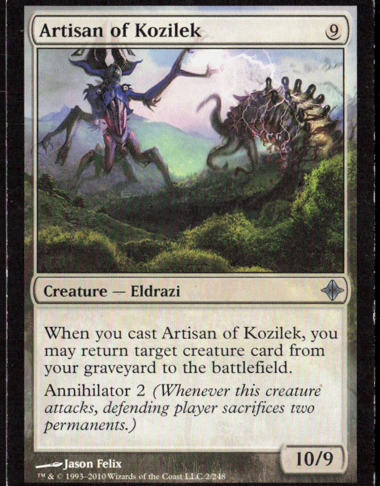 Artisan of Kozilek 2 Rise of the Eldrazi Magic: The Gathering LP