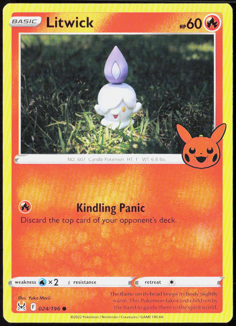Litwick 024/196 Trick or Trade BOOster 2023 Pokemon TCG LP