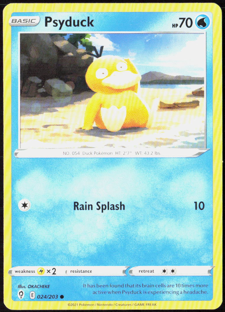 Psyduck 024/203 SWSH07: Evolving Skies LP