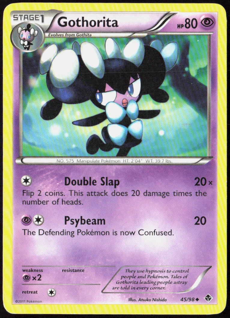 Gothorita (45) 45/98 Emerging Powers Pokemon TCG LP