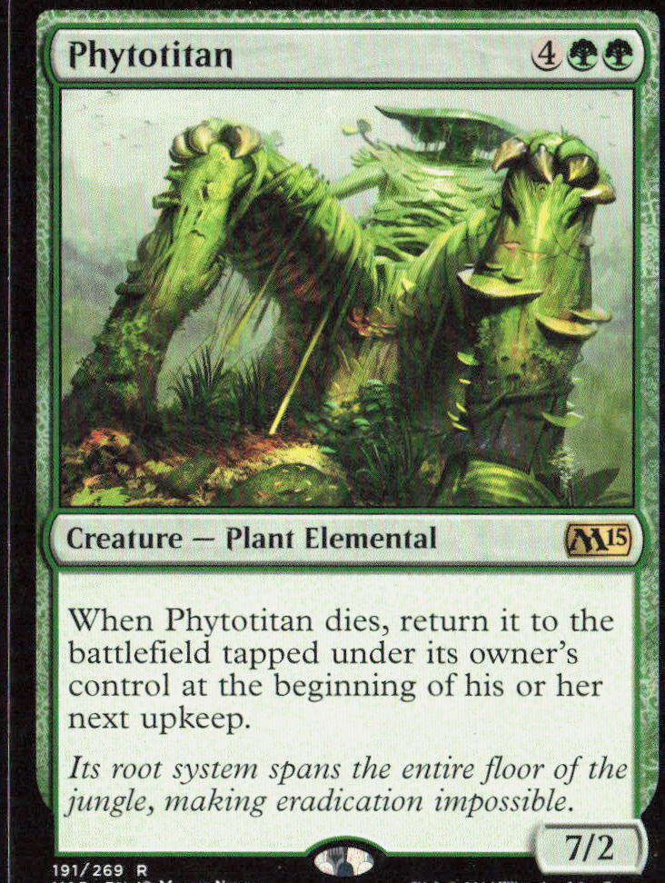 Phytotitan 191 Magic 2015 (M15) Magic: The Gathering LP