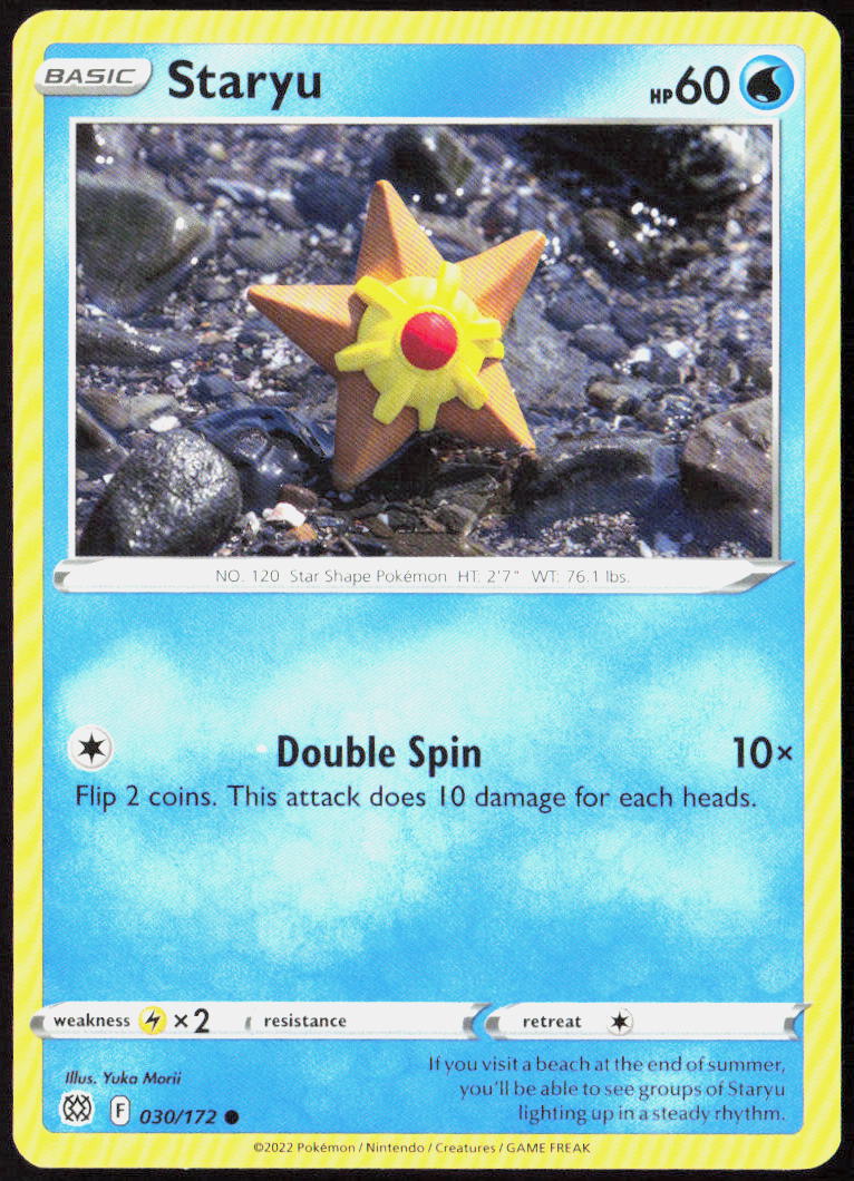 Staryu 030/172 SWSH09: Brilliant Stars Pokemon TCG LP