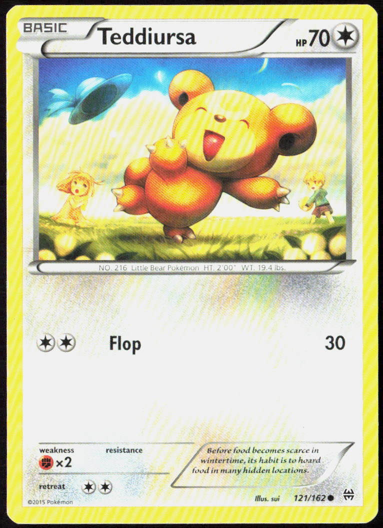 Teddiursa 121/162 XY - BREAKthrough Pokemon TCG LP