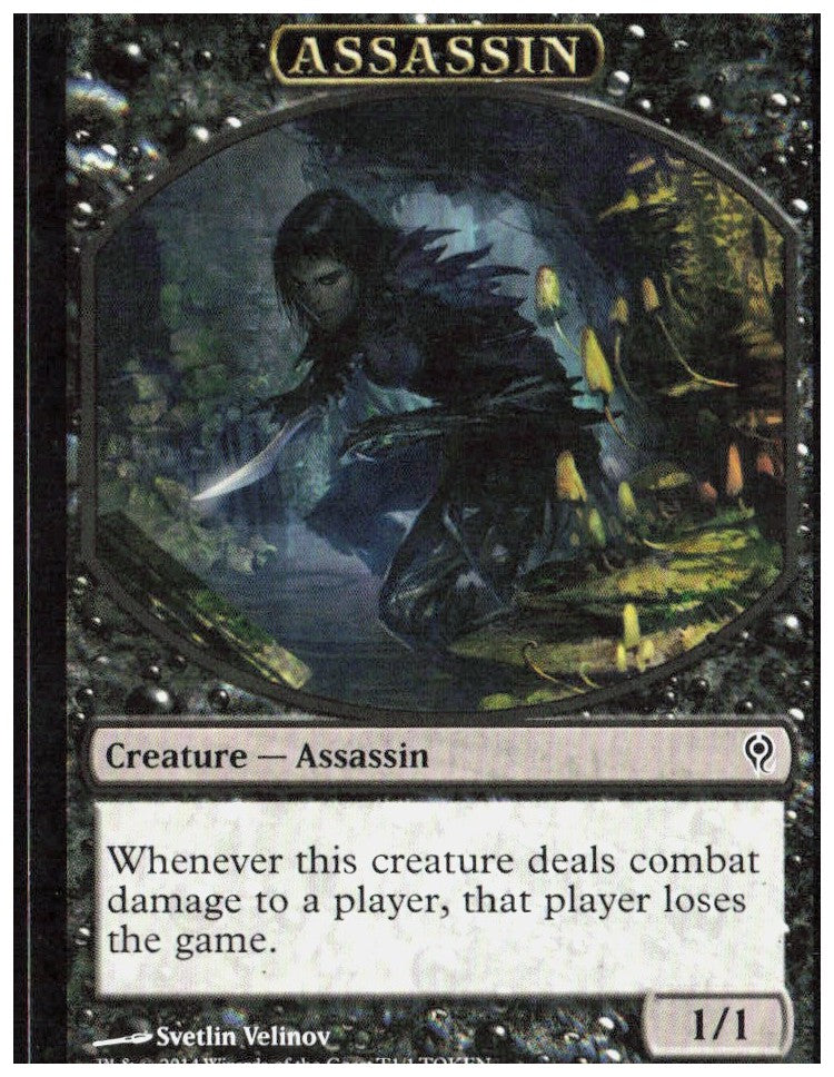 Assassin Token T1 Duel Decks: Jace vs. Vraska Magic: The Gathering LP