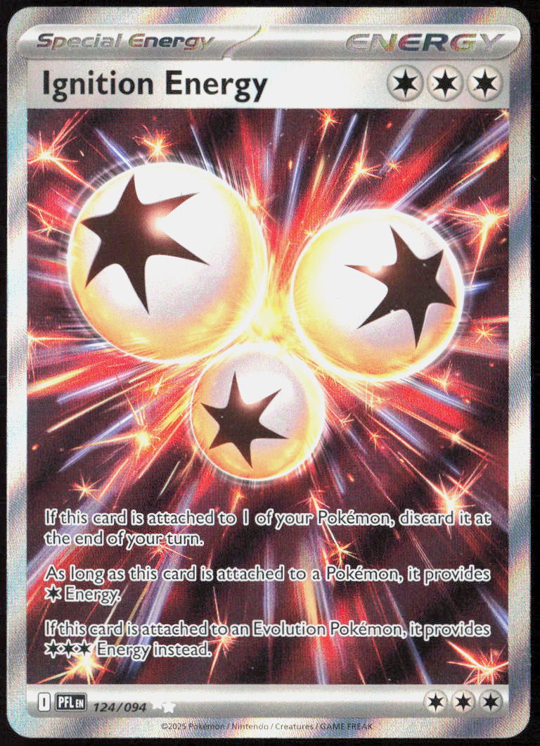 Ignition Energy Holo 124/094 ME02: Phantasmal Flames Pokemon TCG LP
