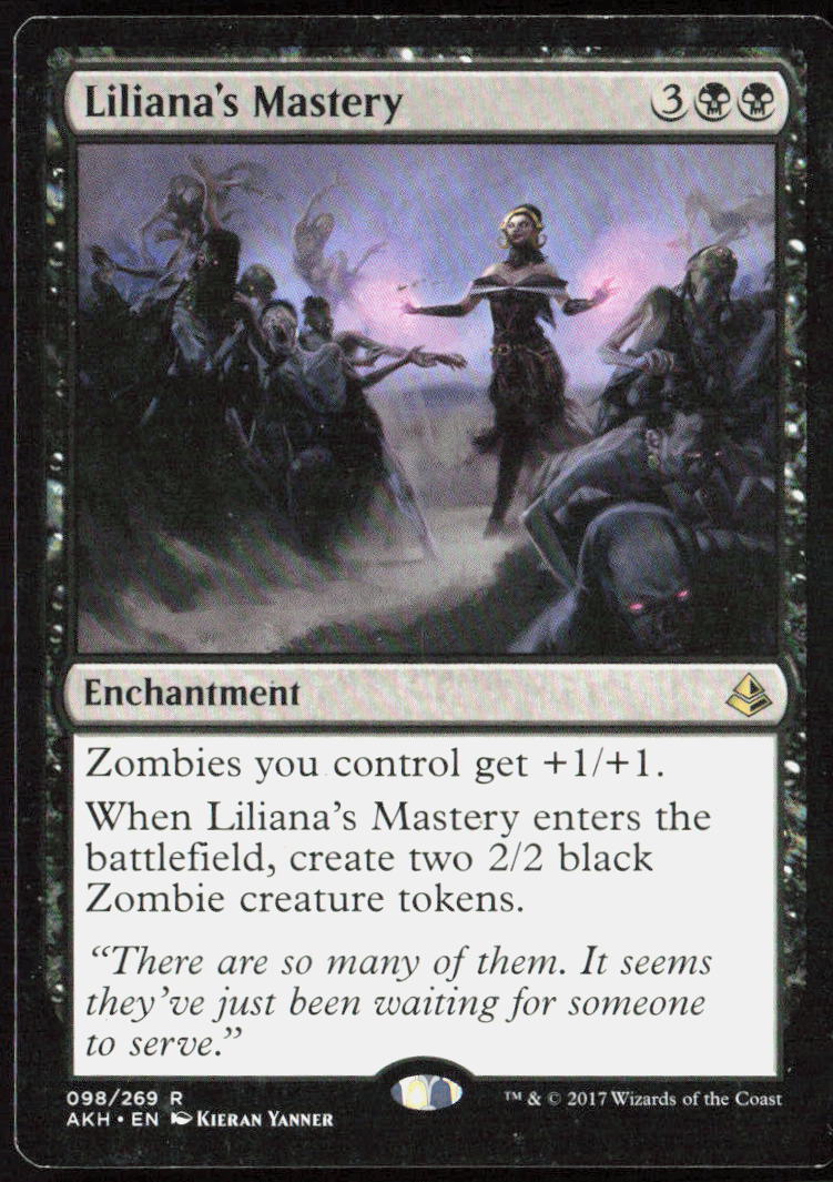 Liliana's Mastery 98 Amonkhet Magic: The Gathering LP