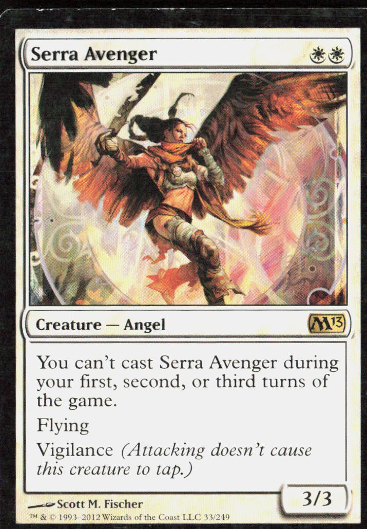 Serra Avenger 33 Magic 2013 (M13) Magic: The Gathering LP