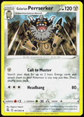 Galarian Perrserker 181/264 SWSH08: Fusion Strike Pokemon TCG LP