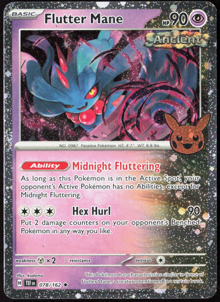 Flutter Mane (Cosmos Holo) 078/162 Trick or Trade BOOster 2024 Pokemon TC