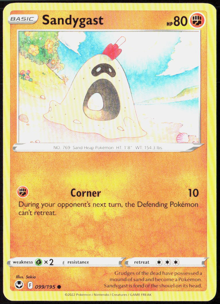 Sandygast 099/195 SWSH12: Silver Tempest Pokemon TCG LP