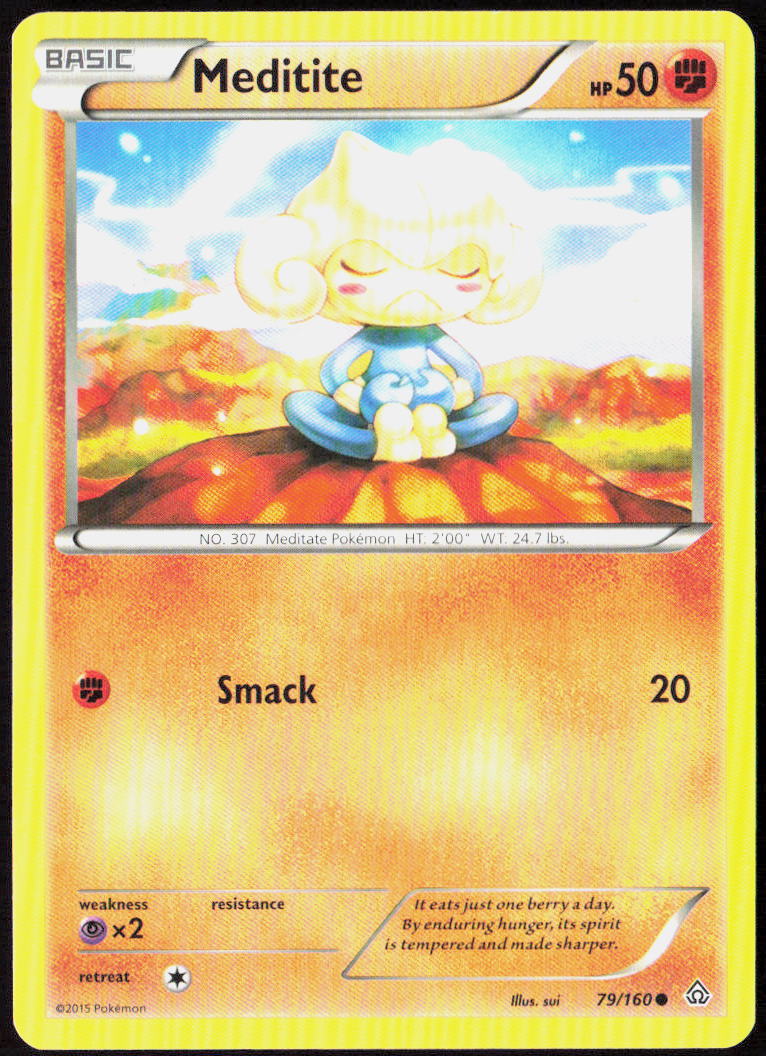 Meditite 79/160 XY - Primal Clash Pokemon TCG LP