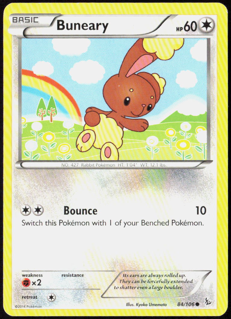 Buneary 84/106 XY - Flashfire Pokemon TCG LP