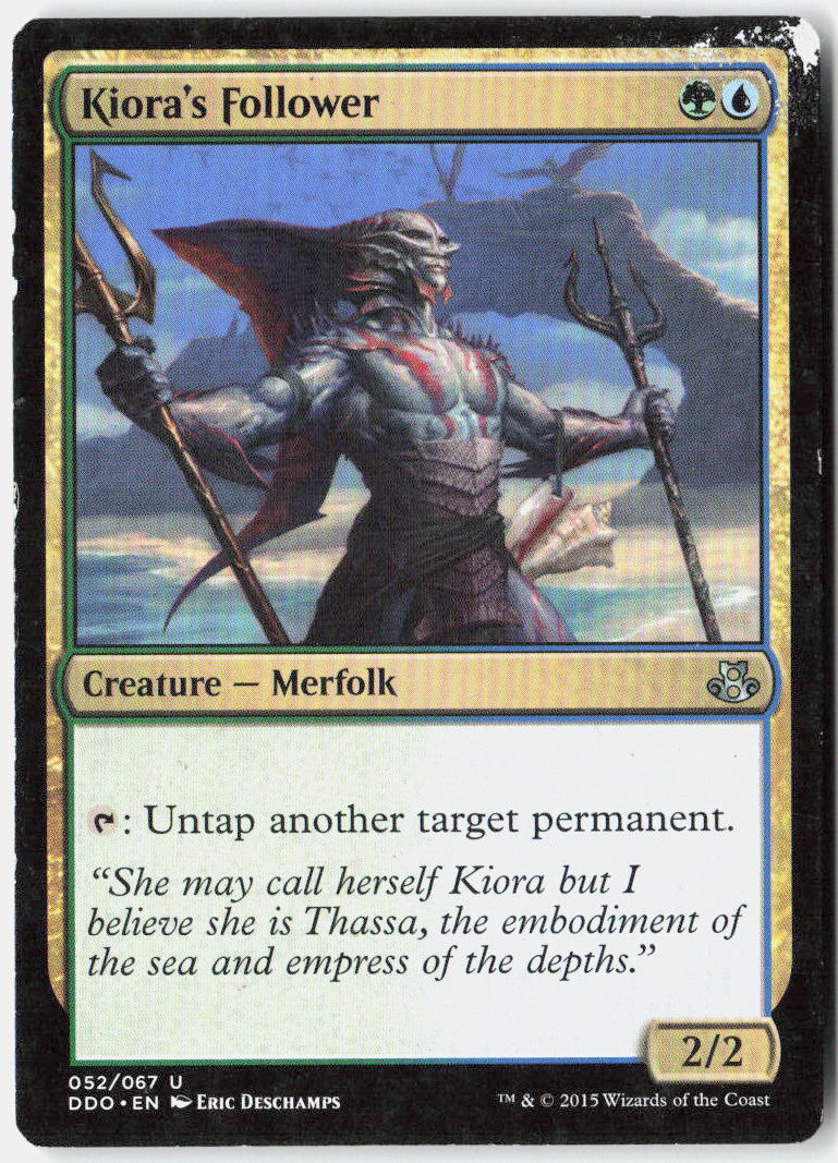 Kiora's Follower 52 Duel Decks: Elspeth vs. Kiora Magic: The Gathering LP