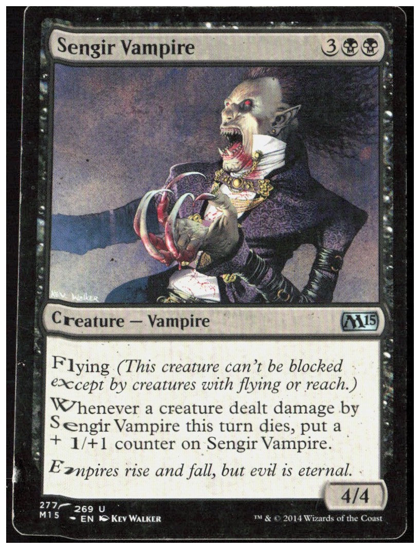 Sengir Vampire 277 Magic 2015 (M15) Magic: The Gathering LP