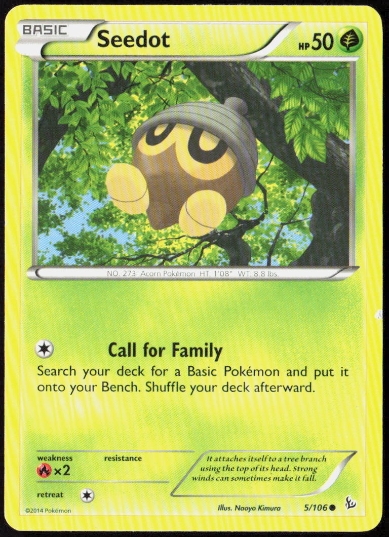 Seedot 5/106 XY - Flashfire Pokemon TCG LP