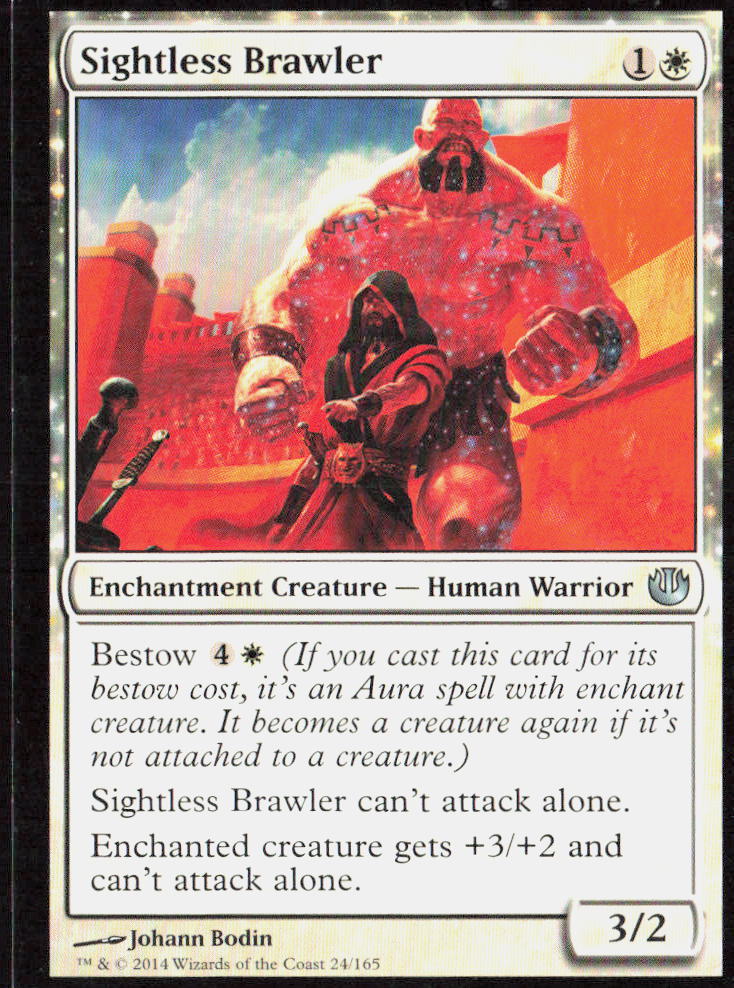 Sightless Brawler 24 Journey Into Nyx Magic: The Gathering LP