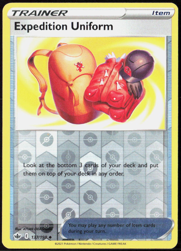 Expedition Uniform Reverse Holo 137/198 SWSH06: Chilling Reign Pokemon TCG LP