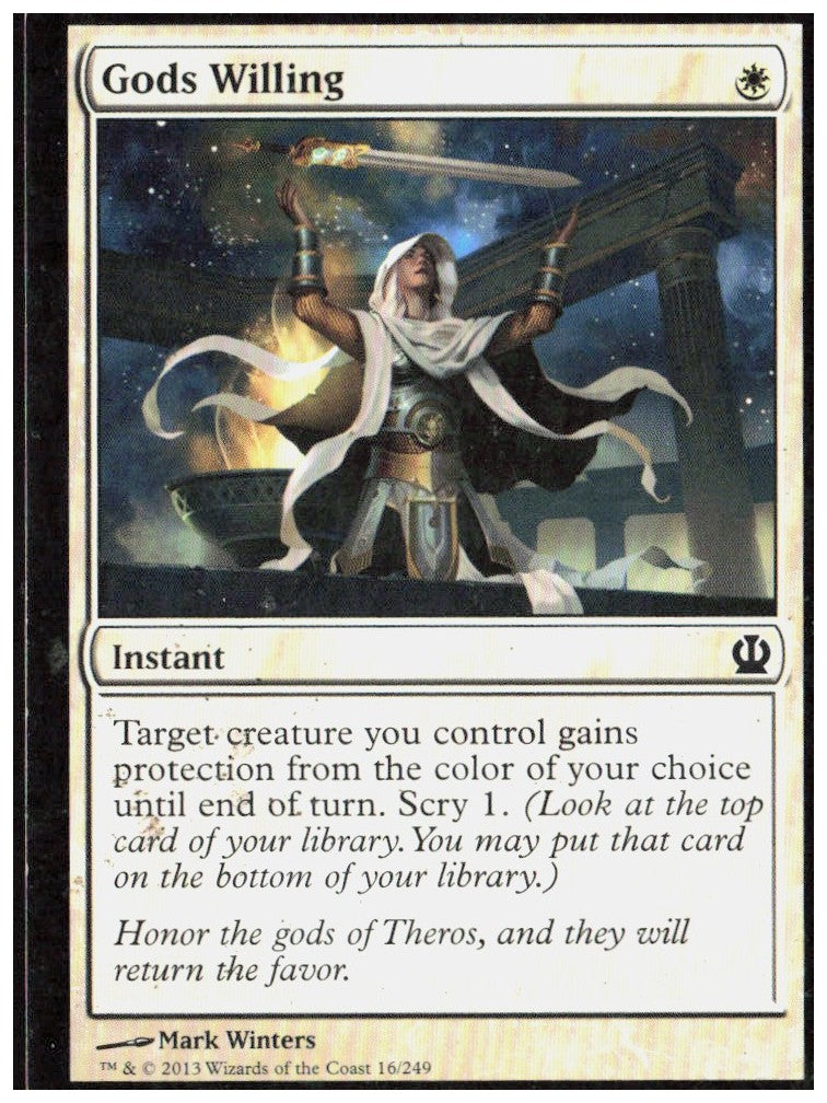 Gods Willing 16 Theros Magic: The Gathering LP