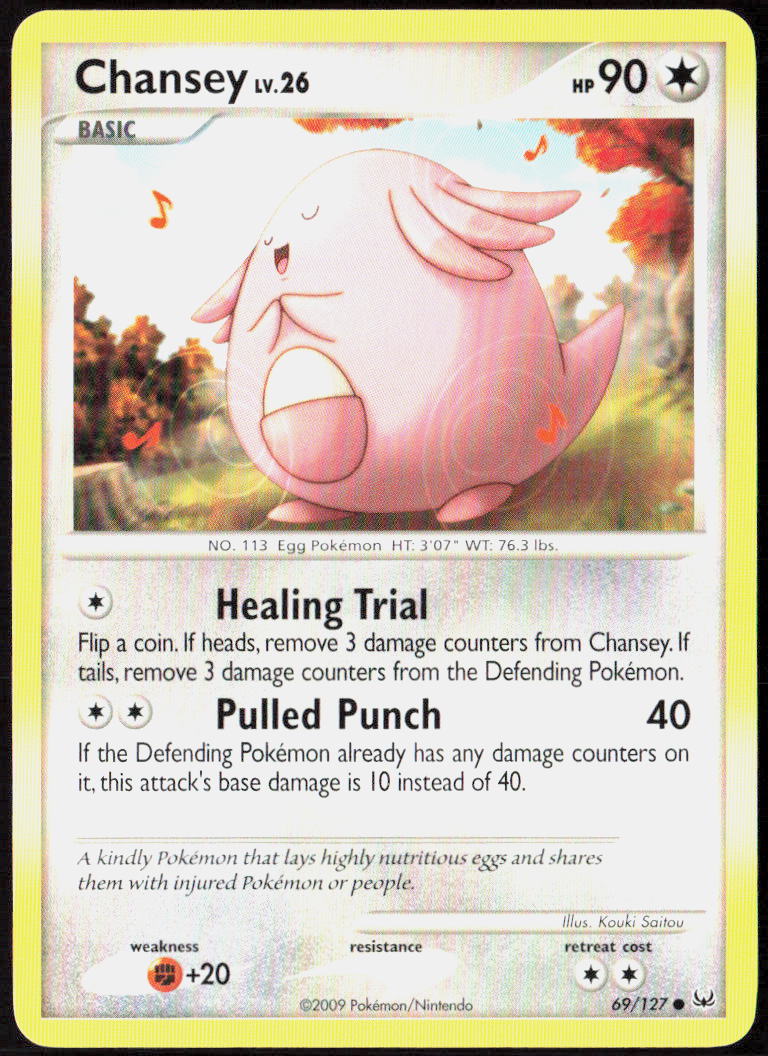 Chansey 69/127 Platinum Pokemon TCG NM