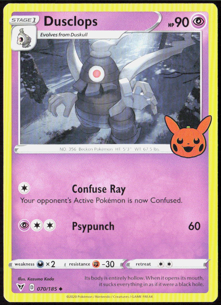 Dusclops 070/185 Trick or Trade BOOster 2023 Pokemon TCG LP