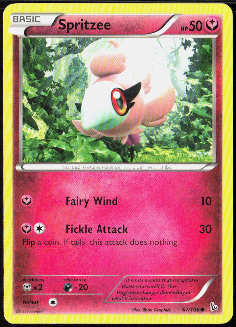 Spritzee 67/106 XY - Flashfire Pokemon TCG LP