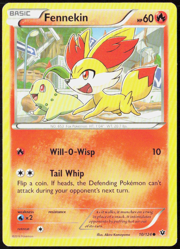 Fennekin (10) 10/124 XY - Fates Collide LP