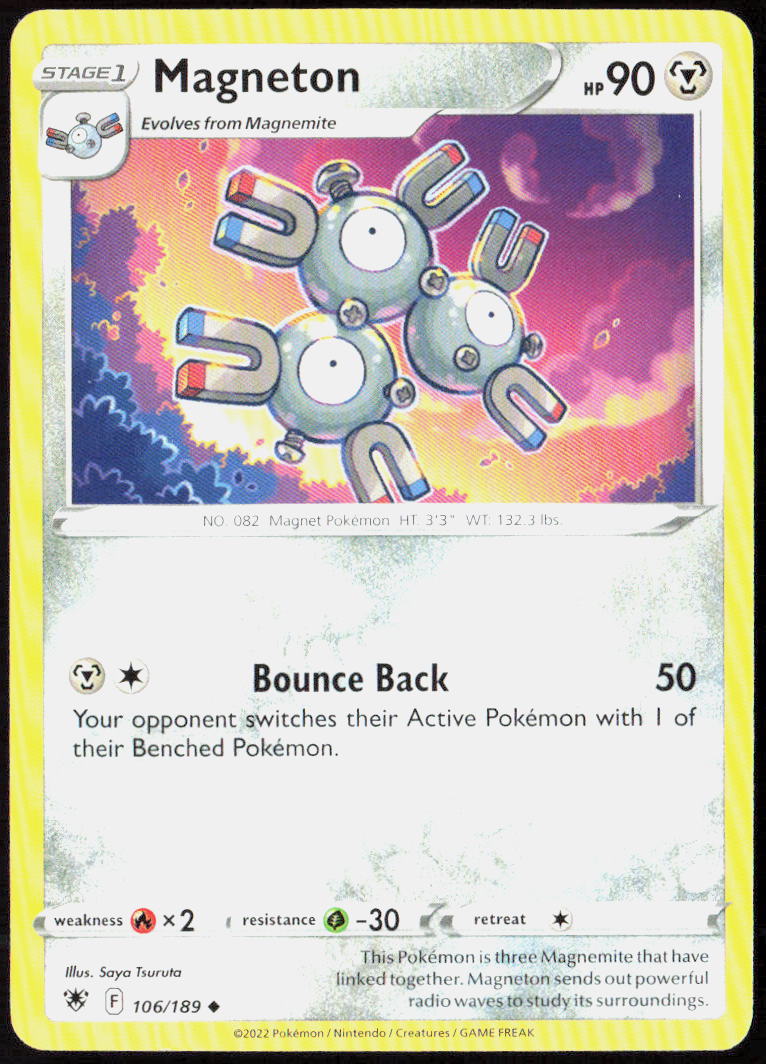 Magneton 106/189 SWSH10: Astral Radiance Pokemon TCG LP