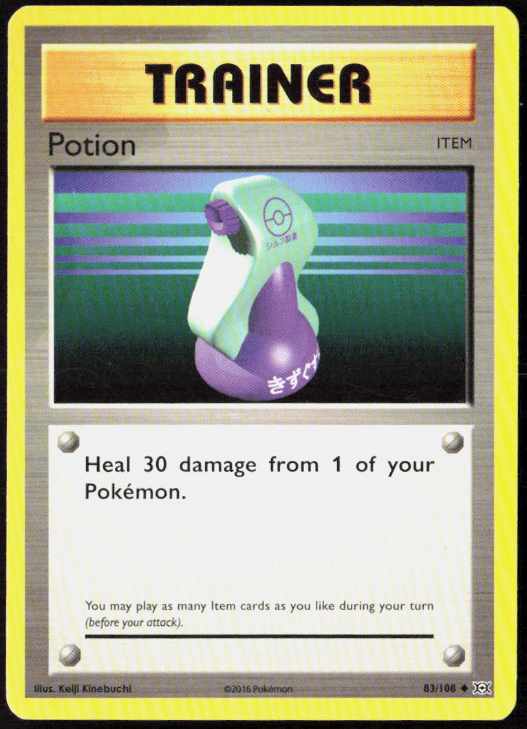 Potion 83/108 XY - Evolutions LP