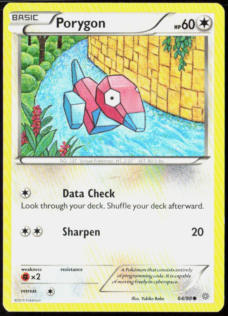 Porygon 64/98 XY - Ancient Origins Pokemon TCG LP