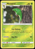 Metapod Reverse Holo 2/147 SM - Burning Shadows MP