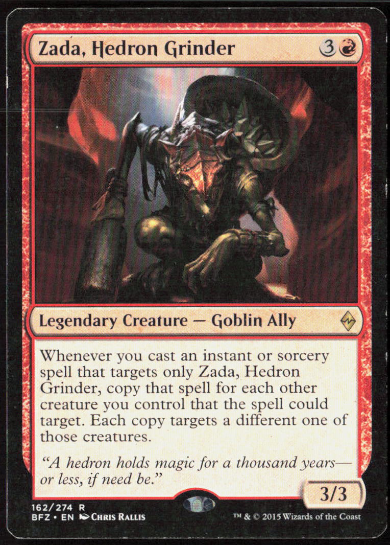 Zada, Hedron Grinder 162 Battle for Zendikar Magic: The Gathering LP