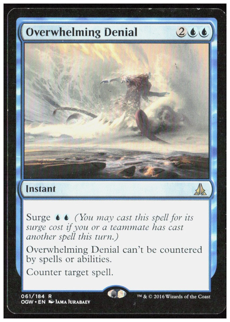 Overwhelming Denial 61 Oath of the Gatewatch Magic: The Gathering LP