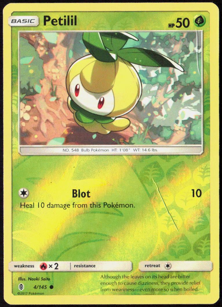 Petilil Reverse Holo 4/145 SM - Guardians Rising LP