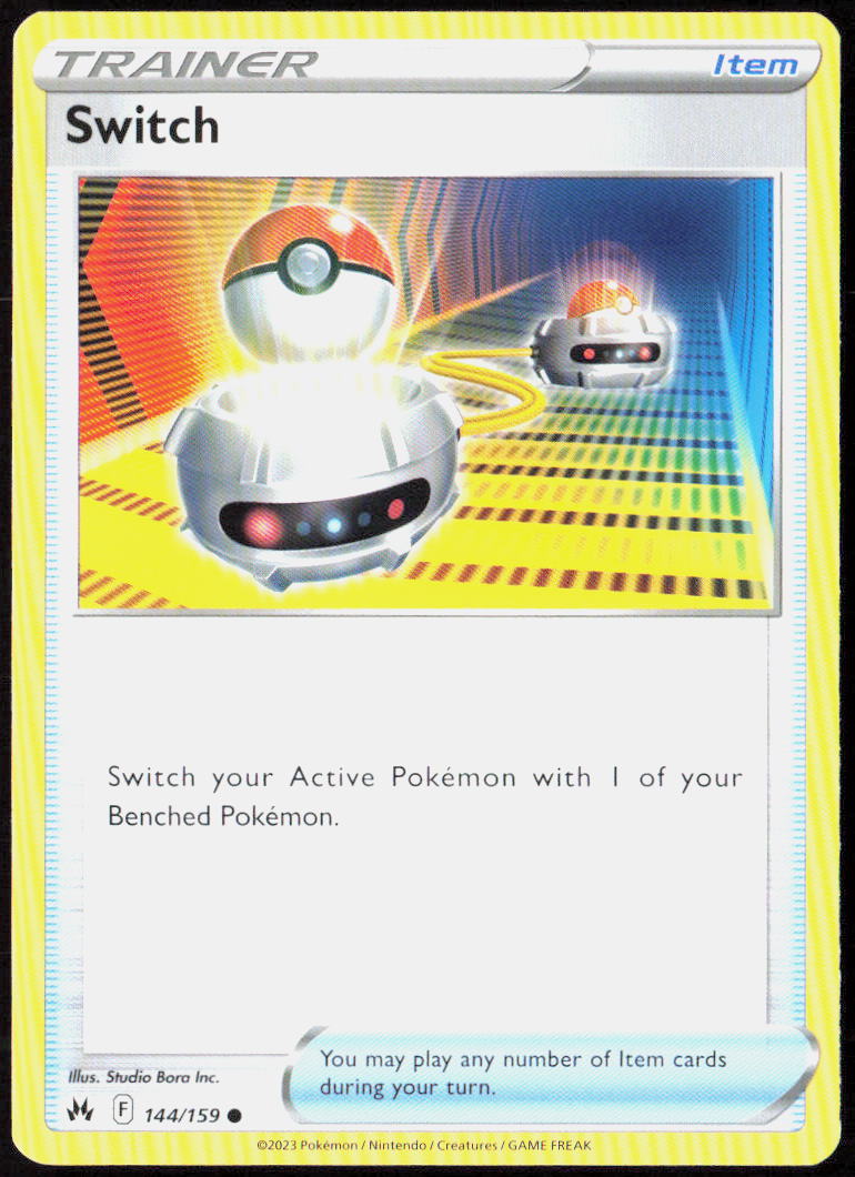 Switch 144/159 SWSH: Crown Zenith Pokemon TCG LP
