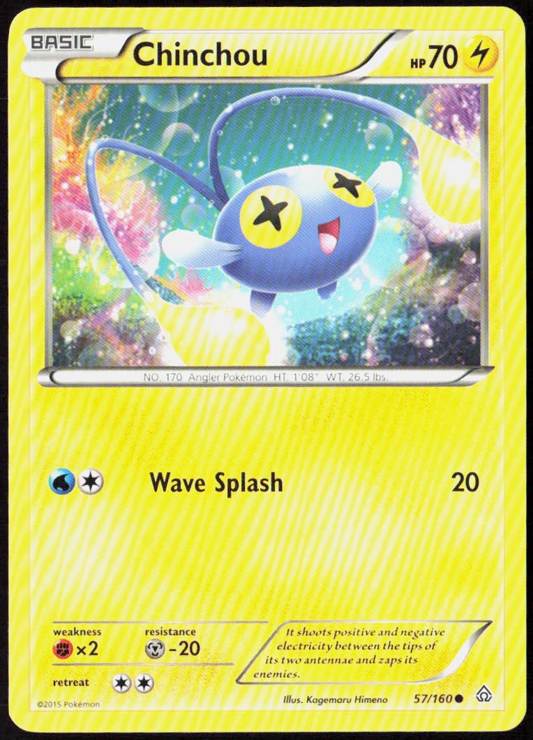 Chinchou 57/160 XY - Primal Clash Pokemon TCG LP