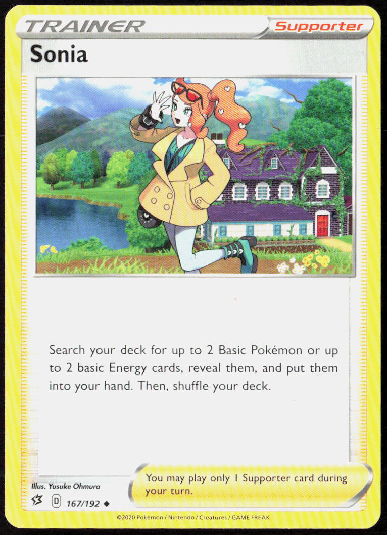 Sonia 167/192 SWSH02: Rebel Clash Pokemon TCG LP