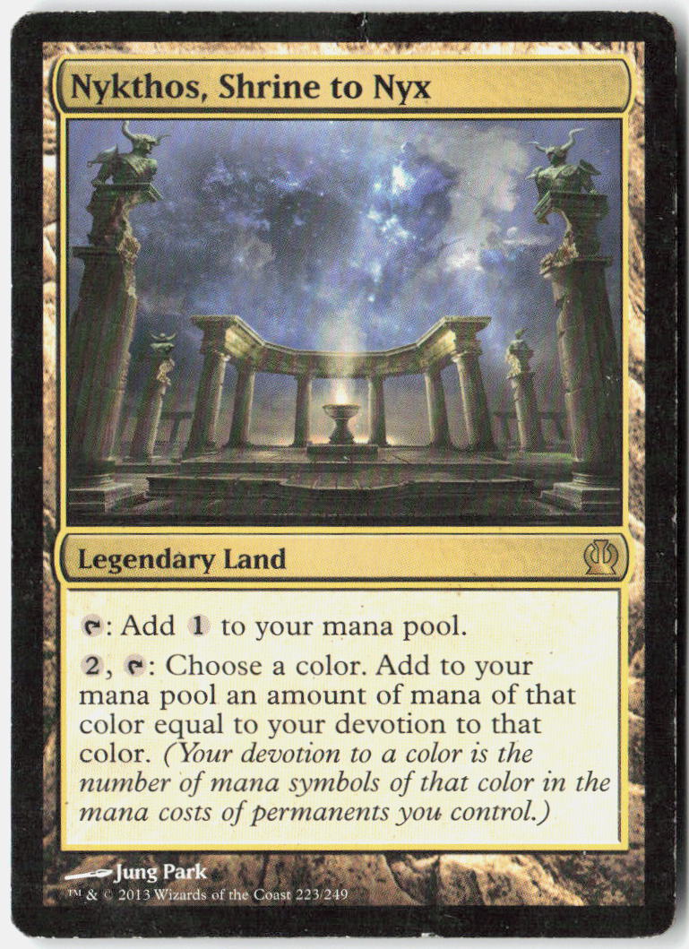 Nykthos, Shrine to Nyx 223 Theros Magic: The Gathering NM