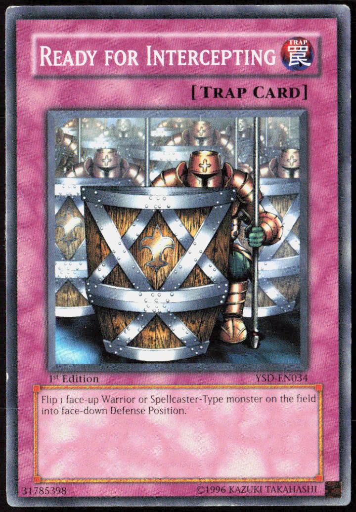 Ready for Intercepting 1st Edition YSD-EN034 Starter Deck 2006 Yu-Gi-Oh! TCG LP