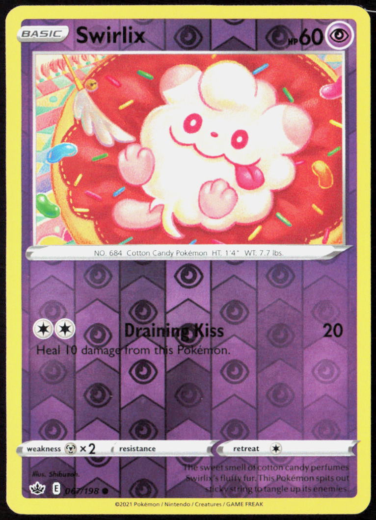 Swirlix Reverse Holo 067/198 SWSH06: Chilling Reign LP
