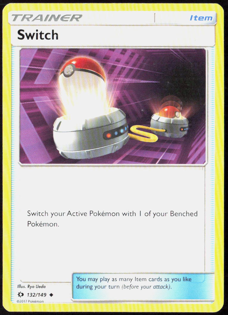 Switch 132/149 SM Base Set Pokemon TCG LP